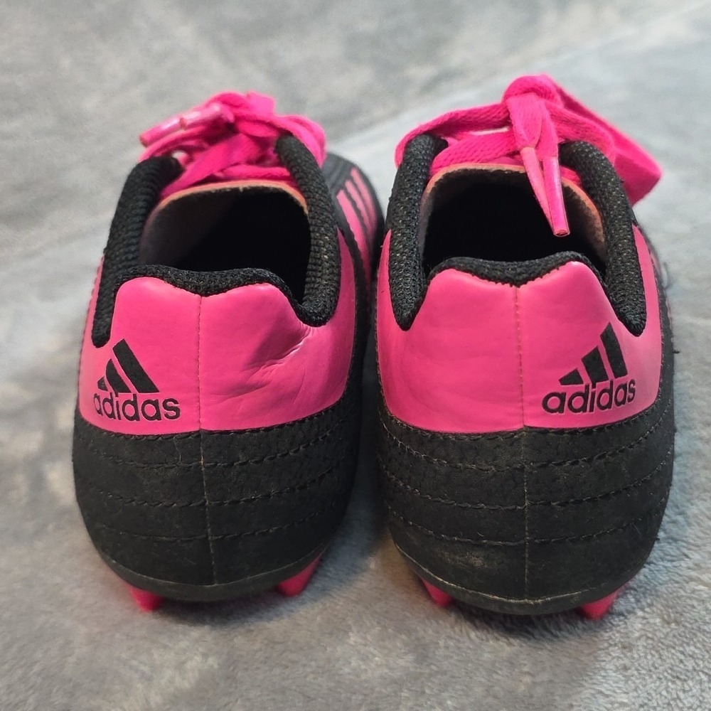 Adidas Goletto kids Soccer Cleats Size 12K Pink Black G26368 - Picture 4 of 7